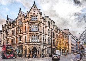 A történelmi Manchester Corner alkotó: Justyna Jaszke