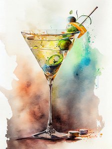 Élénk színekkel festett Martini-kép alkotó: Justyna Jaszke