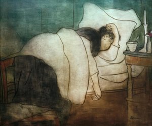 Nő az ágyban alkotó: József Rippl Rónai