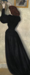 Karcsú nő vázával, 1894 alkotó: József Rippl Rónai