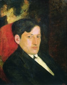 D. Shevardnadze portréja, 1921 (olaj, karton)