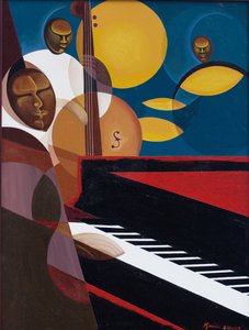 Cobalt Jazz, 2007 (olaj és akril, vászon)