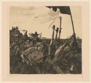 Lázadás (5. állapot) alkotó: Käthe Kollwitz