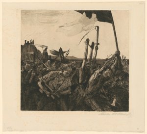 Lázadás (8. állapot) alkotó: Käthe Kollwitz