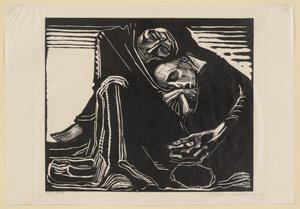 Végleges harmadik változat. Az „Eredeti grafika évkönyve” című mappaműhöz, 3. évfolyam, Berlin: Wohlgemuth & Lissner, 1921 alkotó: Käthe Kollwitz