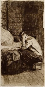 Nő a bölcsőben alkotó: Käthe Kollwitz