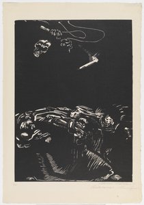 "Éhség" alkotó: Käthe Kollwitz