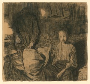 Fiatal pár (1. állapot) alkotó: Käthe Kollwitz