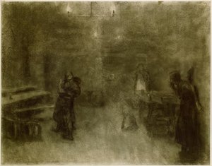 Käthe Kollwitz, jelenet a Germinalból alkotó: Käthe Kollwitz