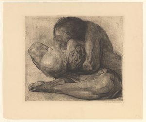 Anya halott gyerekkel Nő totemgyerekkel (eredeti cím) alkotó: Käthe Kollwitz