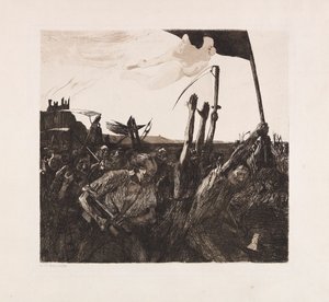 Lázadás, 1899. alkotó: Käthe Kollwitz