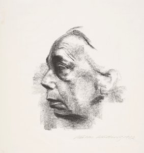 Önarckép profilból (Önarckép profilból) alkotó: Käthe Kollwitz