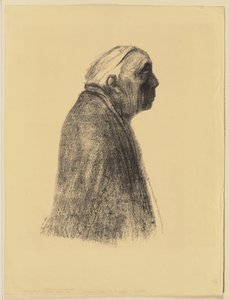 Önarckép profilból jobbra alkotó: Käthe Kollwitz