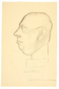 Carl Holsøe (1863-1935) festő portréja
