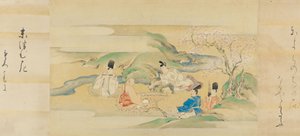 Genji meséje Genji monogatari, 17. század. alkotó: Kaiho Yusetsu