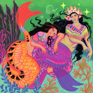 Sapphic Mermaids, 2020 (akril a panelen)