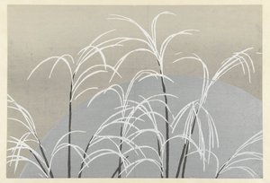 Moon and grass alkotó: Kamisaka Sekka