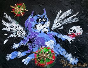 Sötét fantasy macska