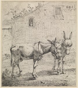 A két szamár alkotó: Karel Dujardin