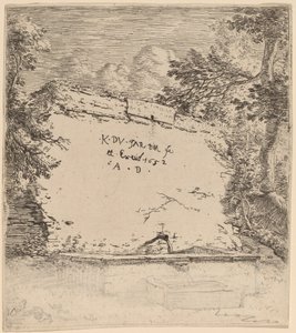Címlap szökőkúttal alkotó: Karel Dujardin