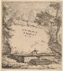 Címlap szökőkúttal alkotó: Karel Dujardin