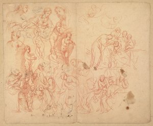 Figuratanulmányok (recto); Figuratanulmányok (verso)