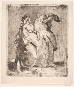 Judit a szolgálójával alkotó: Karel van III Mander