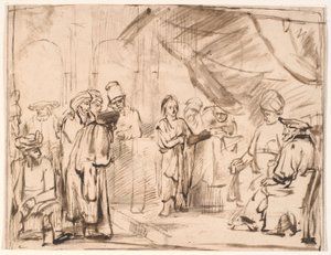 A tizenkét éves Jézus a templomban alkotó: Karel van Savoy