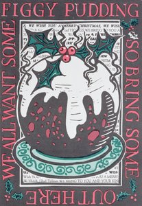 Figgy Pudding, 1998 (linómetszet papírra)
