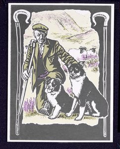 Shepherd Laddie o the Hills, 1997 (linómetszet papírra)
