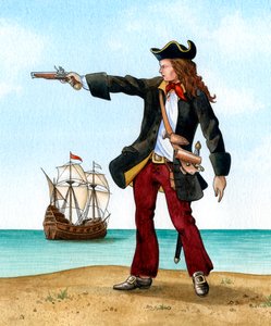 Anne Bonny, 1698, ír kalóz.