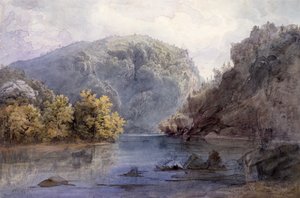 Delaware Water Gap alkotó: Karl Bodmer