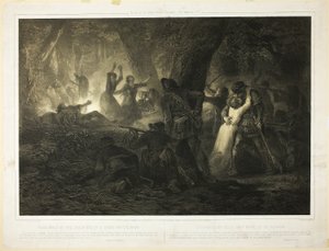 Daniel Boone és Callaway lányainak megszabadítása, második lemez a Histoire des Premiere Colons d