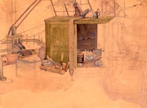 Konyha a Januson alkotó: Karl Bodmer