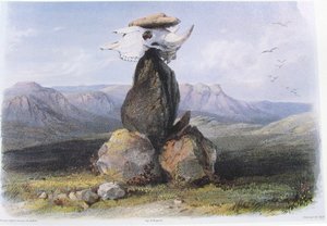 Karl Bodmer Varázslatos halom Assinboin indiánok alkotó: Karl Bodmer