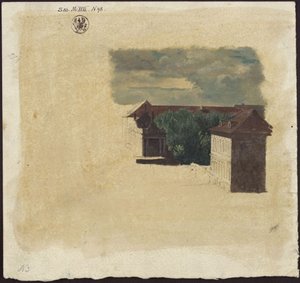 Berlin. Királyi oszlopcsarnokok és szomszédos épületek alkotó: Karl Friedrich Schinkel