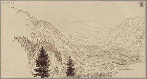 A Gastein-völgy alkotó: Karl Friedrich Schinkel