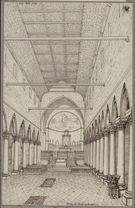 Az aquileiai székesegyház belseje alkotó: Karl Friedrich Schinkel