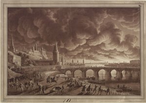 Moszkva égése alkotó: Karl Friedrich Schinkel