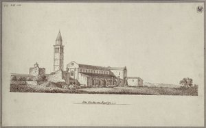 A Santa Maria-székesegyház Aquileiában alkotó: Karl Friedrich Schinkel