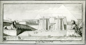 A világ hét csodája. Az egyiptomi labirintus alkotó: Karl Friedrich Schinkel