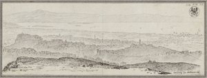 Edinburgh látképe alkotó: Karl Friedrich Schinkel