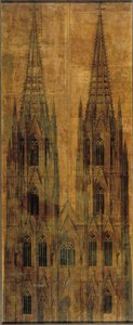 Köln. Dom. Aufriss der Westfassade alkotó: Karl Friedrich Schinkel