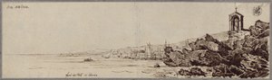„Lávatömegek Catania kikötőjében” alkotó: Karl Friedrich Schinkel