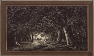 Erdei út hintóval alkotó: Karl Friedrich Schinkel