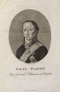 Matvej Ivanovics Platov gróf portréja 1757-1818 alkotó: Karl Friedrich Schulz