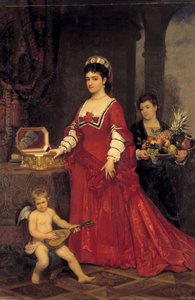 Adelina Patti 1843-1919, C1860-1880. alkotó: Karl Friedrich Steinhardt