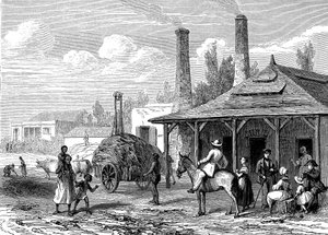 Cukorgyár Mauritiuson 1863-ban. Le T du Monde Paris 1863 Kiadó