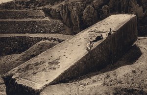 Baalbek, A nagy kő (f/w fotó)
