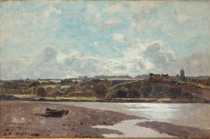 "Táj Newnhammel szemben a Severn-en", 1880